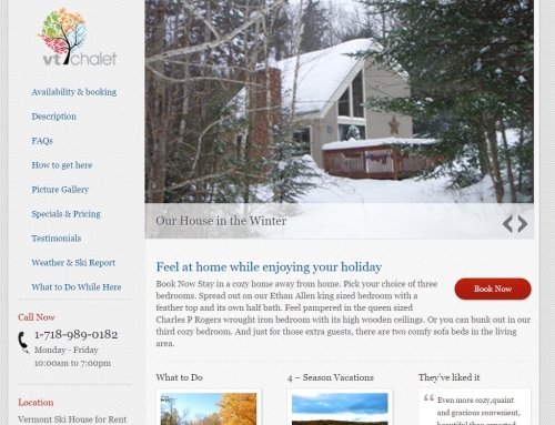 Vermont Ski House For Rent
